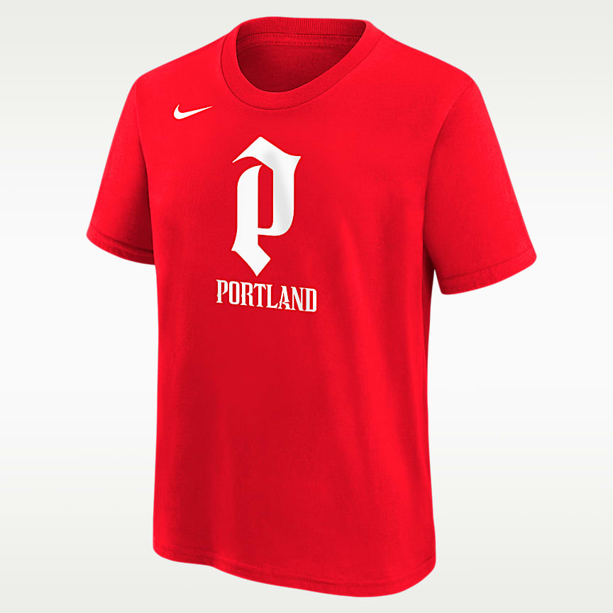 Portland Trail Blazers Statement Essentials T-Shirt Big Kids' Nike